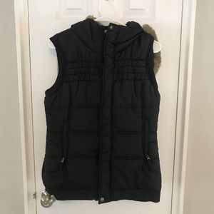 Burton Large Black Hooded Vest